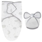 0-6 Months Baby Swaddle and Hat Set