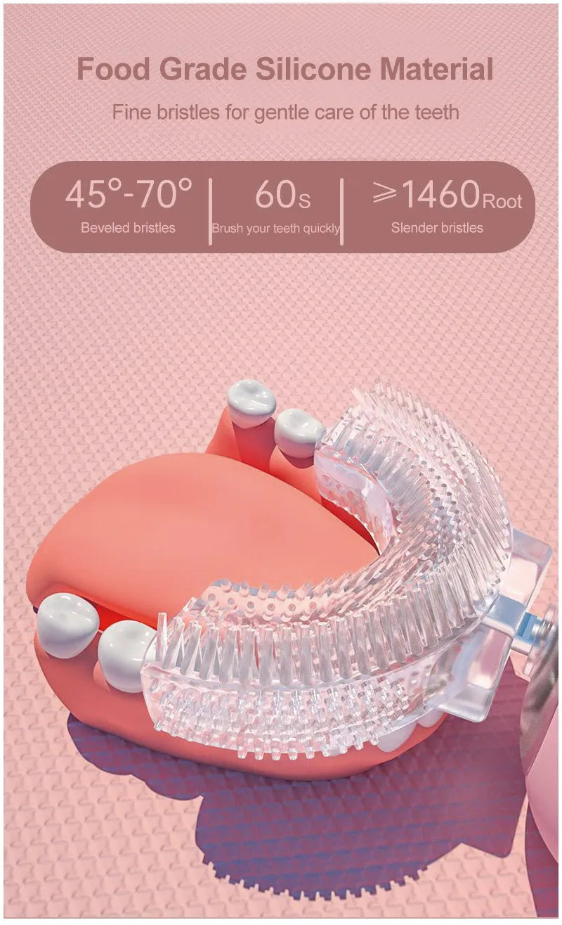 Children Electric Toothbrush U-shaped