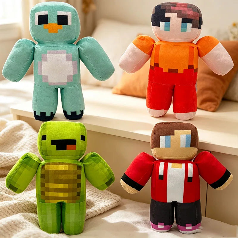 Hot Minecrafts Cute Milo and Chip Plushie Plush Toy Penguin Toy Game Toys