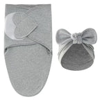 0-6 Months Baby Swaddle and Hat Set