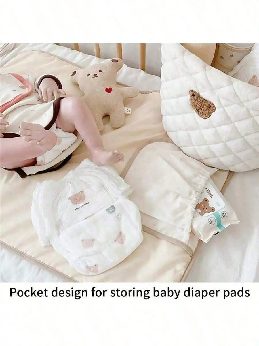 Baby Changing Pad, Multifunctional Foldable Diaper Bag