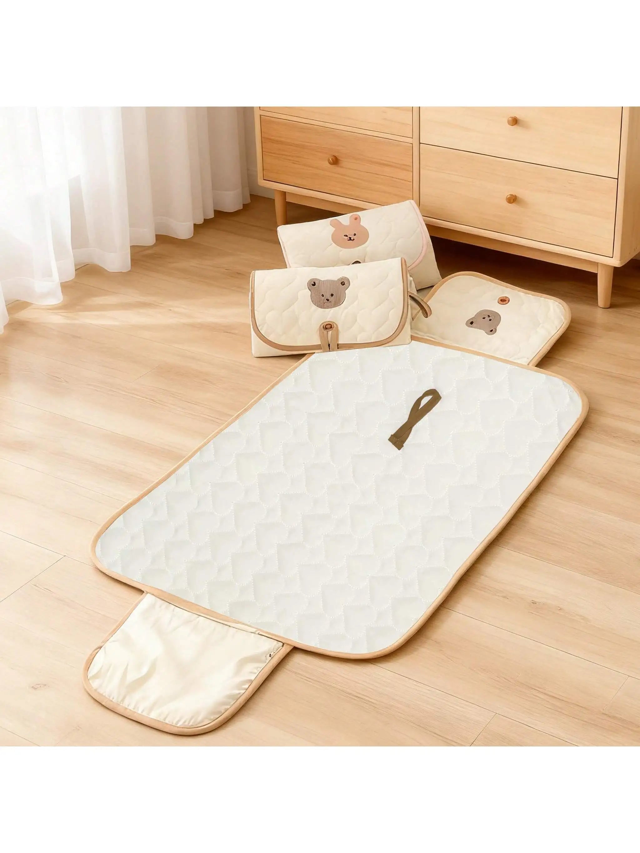 Baby Changing Pad, Multifunctional Foldable Diaper Bag