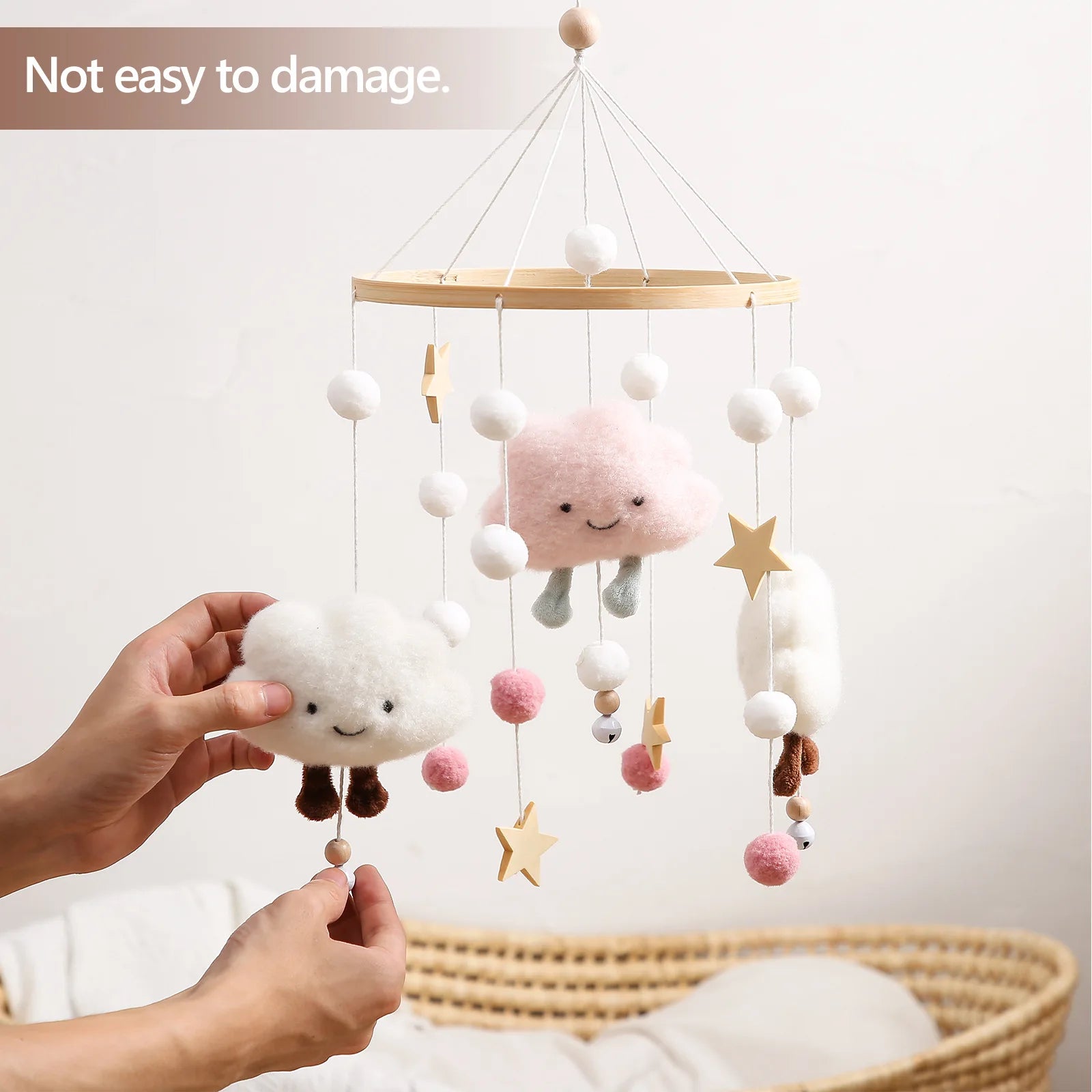 Children's Room Decorative Pendant Cartoon Cloud Crib