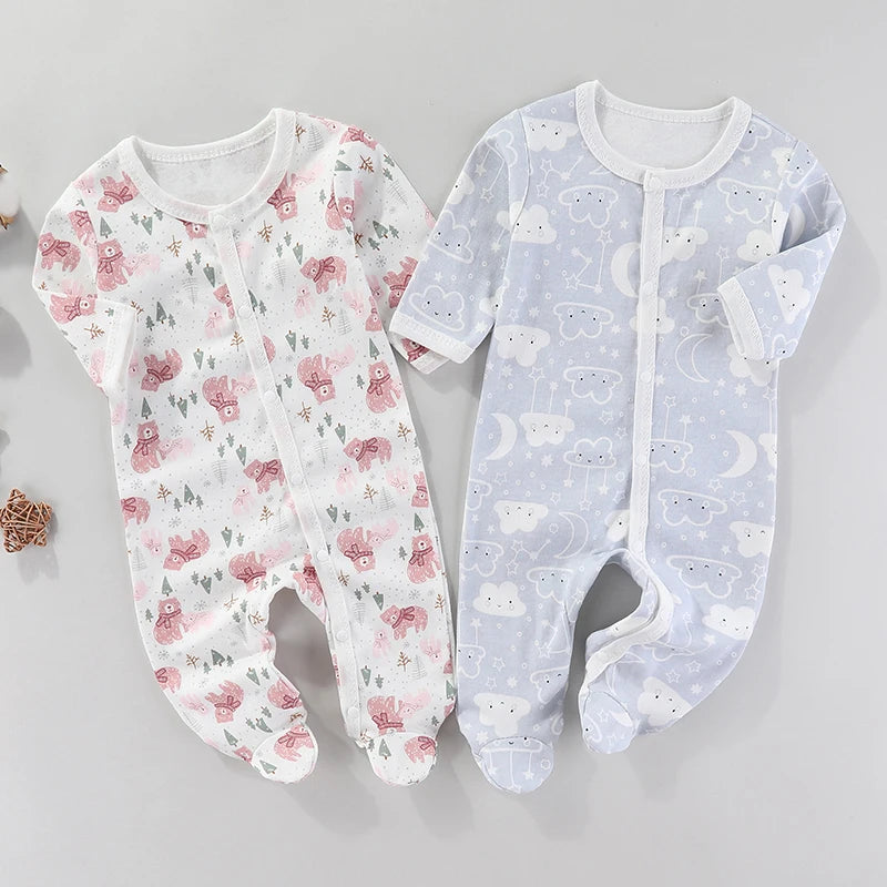 Newborn Baby Clothes New Autumn Winter Baby Bodysuit