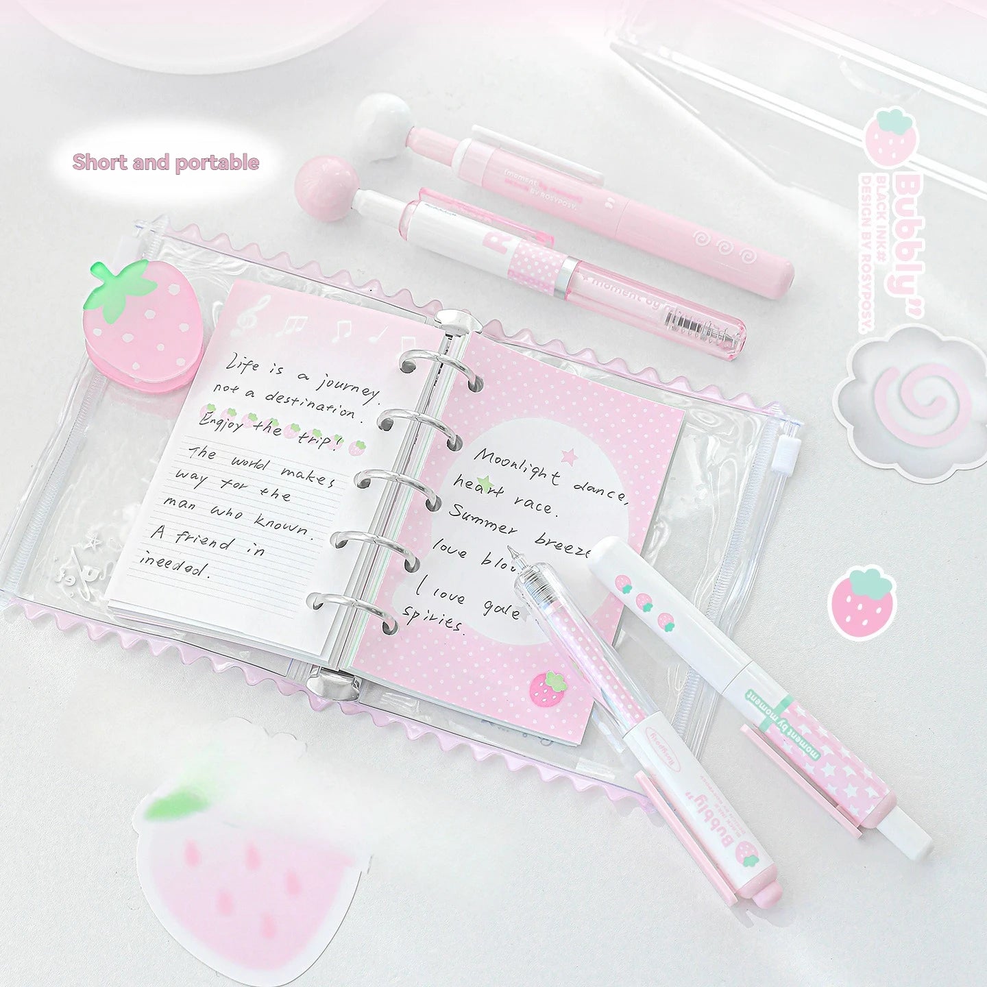 Neutral Pen  Short Pen  4-Pack  High Aesthetic Value  360  Rotation  And Problem  Solving Pen