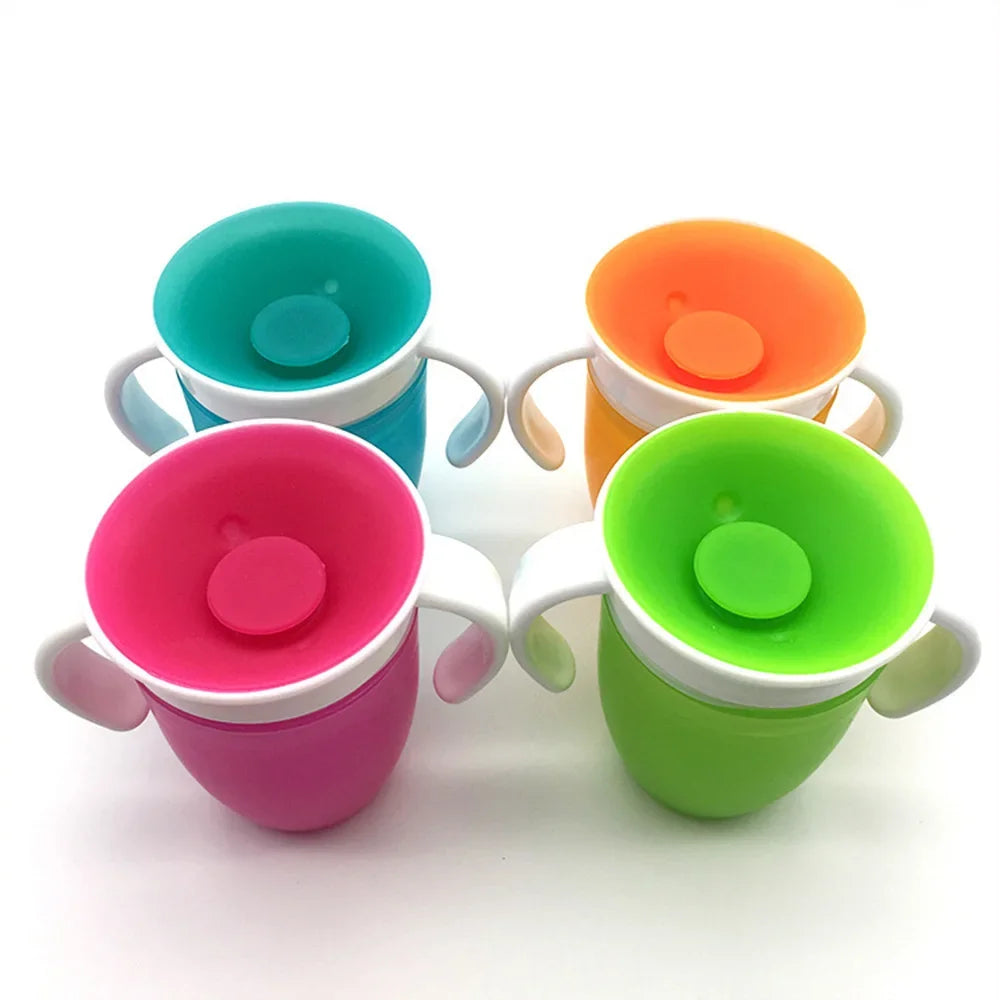 Baby Learning Drinking Cup 360 Degrees Rotated Baby Water Cups