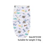 0-6 Months Baby Swaddle and Hat Set