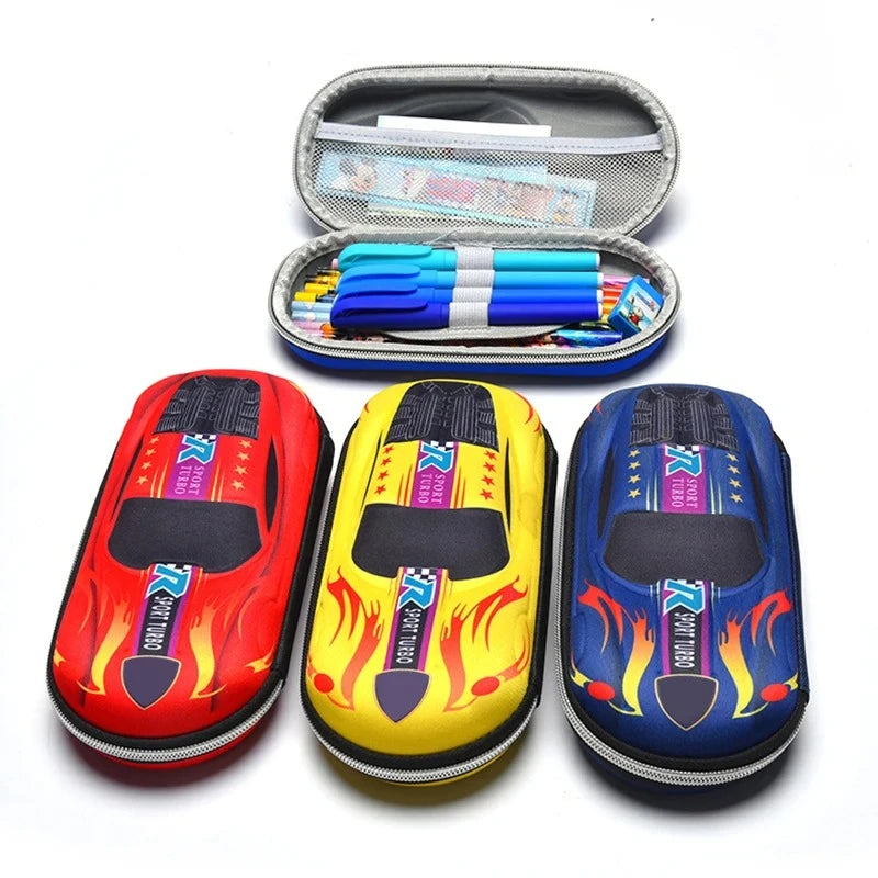 Ce Pen3D Racing Car Pencil Cases Cartoons School Pencil Case For Children