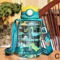 Cute Kids Water Bottle with Straw Free BPA Leakproof Outdoor Portable Children's Cups