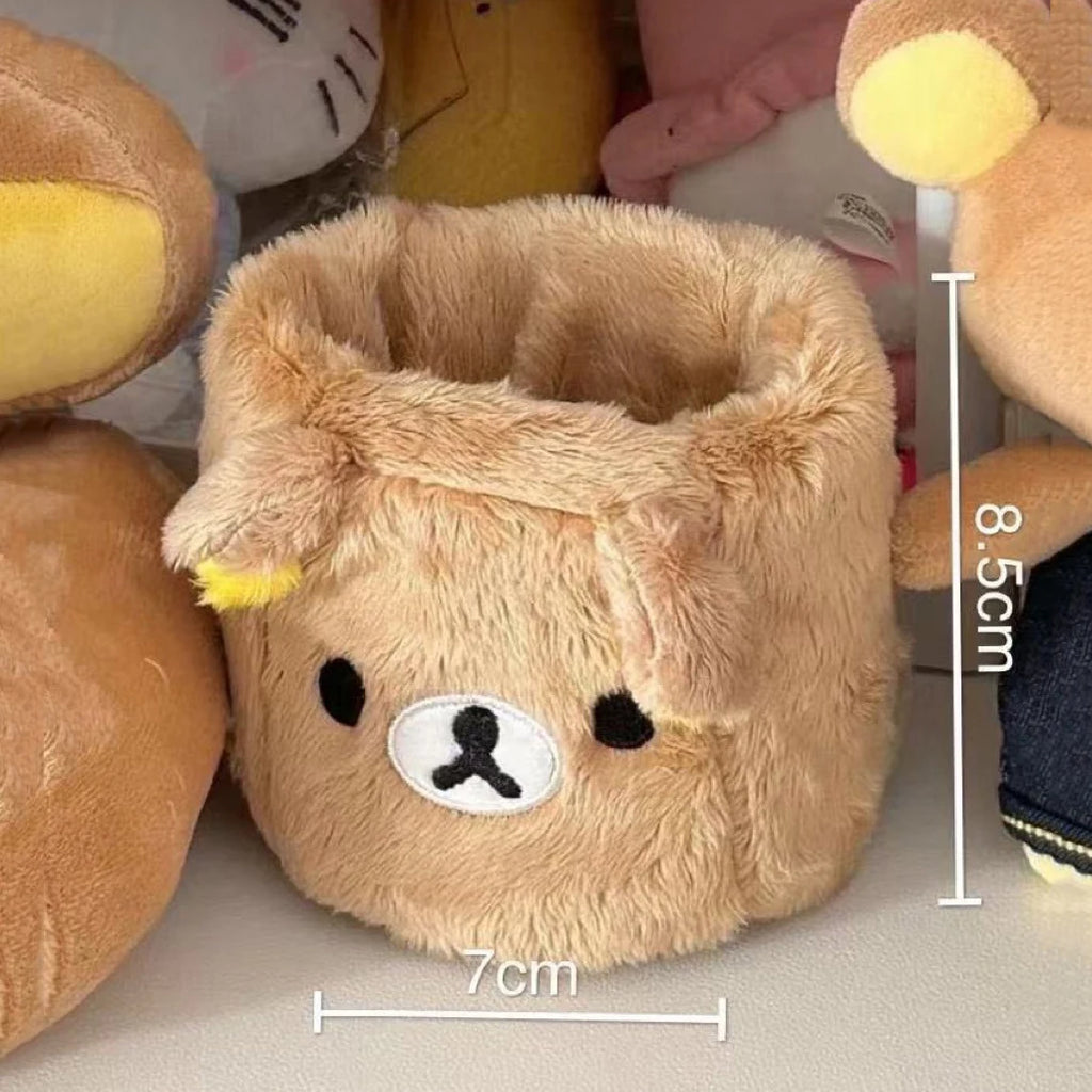Plushes Pencil Holder Cosmetics Pen Container Desk Accessories