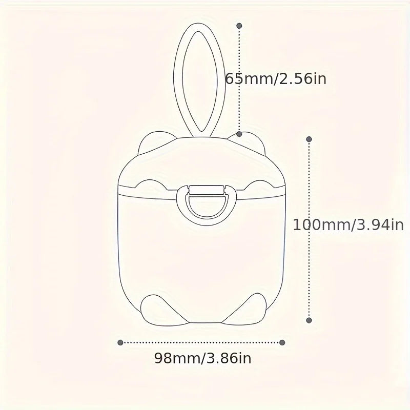 1pc Portable Milk Powder (formula) Box