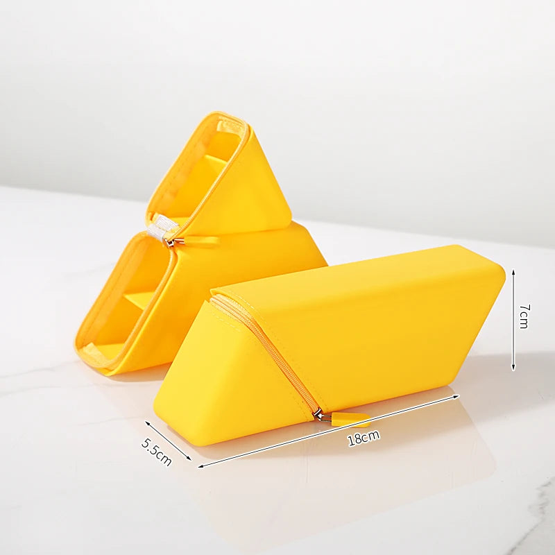 Creative Silicone Pencil Case Large Capacity Simple Design
