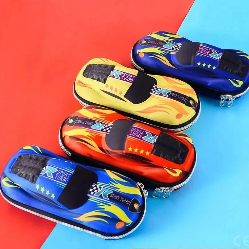 Ce Pen3D Racing Car Pencil Cases Cartoons School Pencil Case For Children