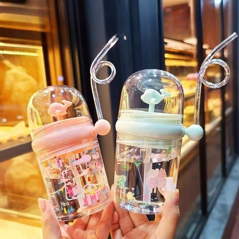Water Bottles Children Whale Squirting Cup Dolphin Goldfish