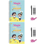 4pcs Sank Magic Practice Copybook