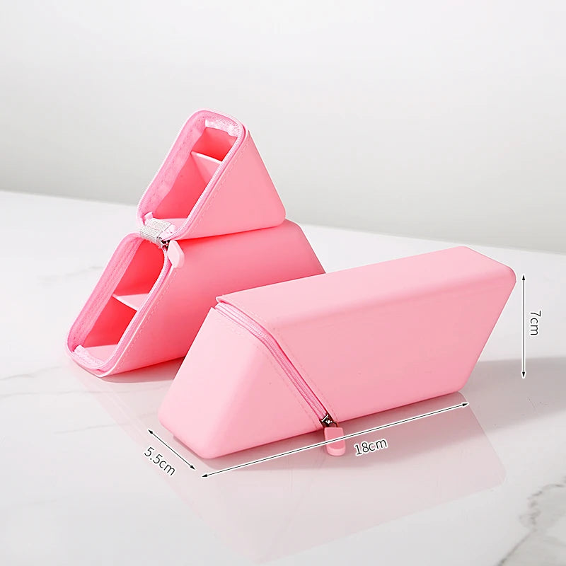 Creative Silicone Pencil Case Large Capacity Simple Design