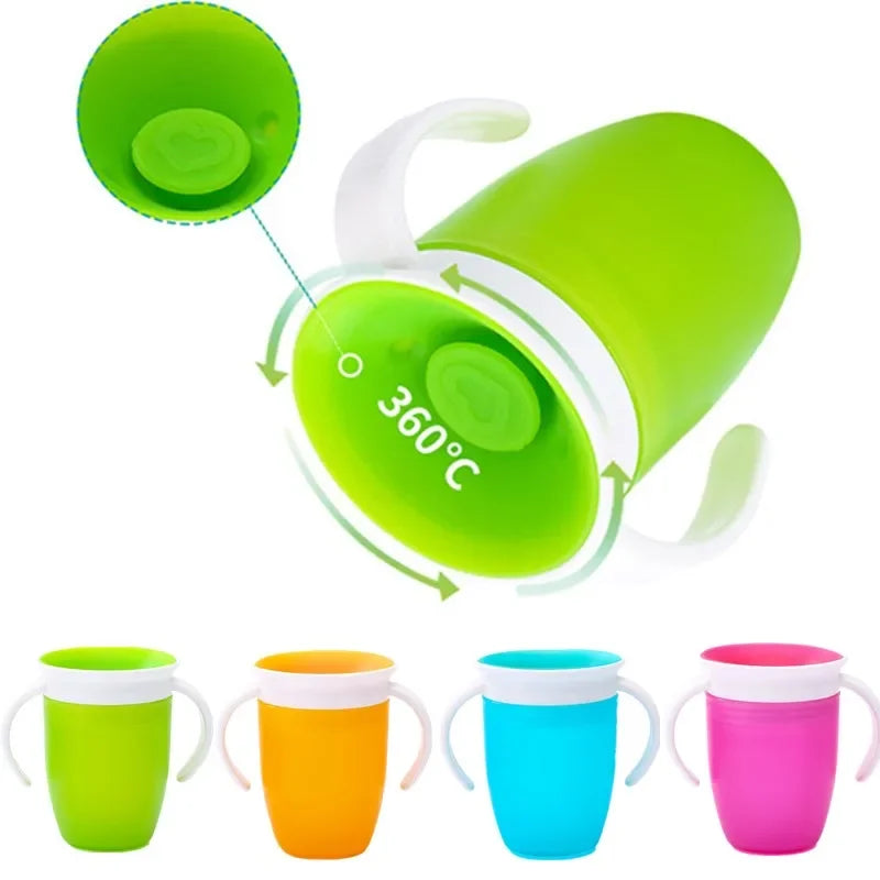 Baby Learning Drinking Cup 360 Degrees Rotated Baby Water Cups