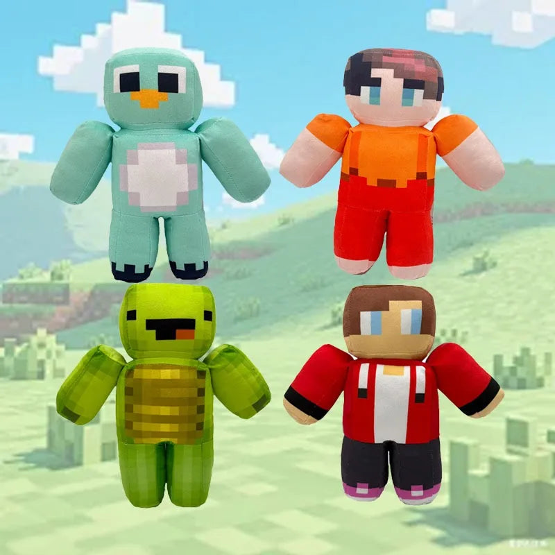 Hot Minecrafts Cute Milo and Chip Plushie Plush Toy Penguin Toy Game Toys
