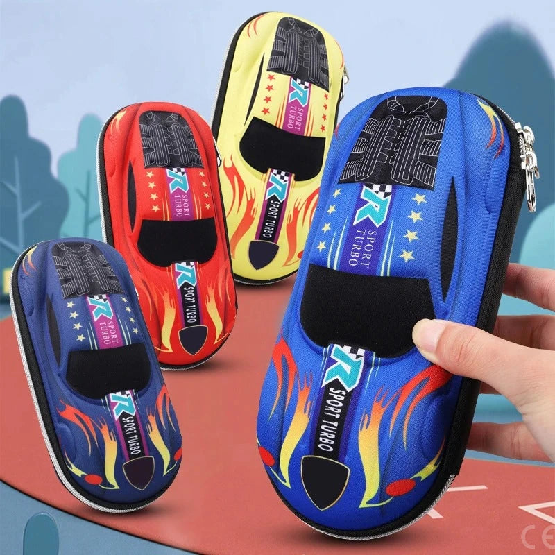 Ce Pen3D Racing Car Pencil Cases Cartoons School Pencil Case For Children