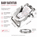 Foldable Baby Bath Tub with Temperature Display – Newborn to Toddler
