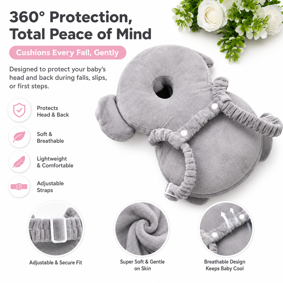 Areen Baby Head Protection Pillow